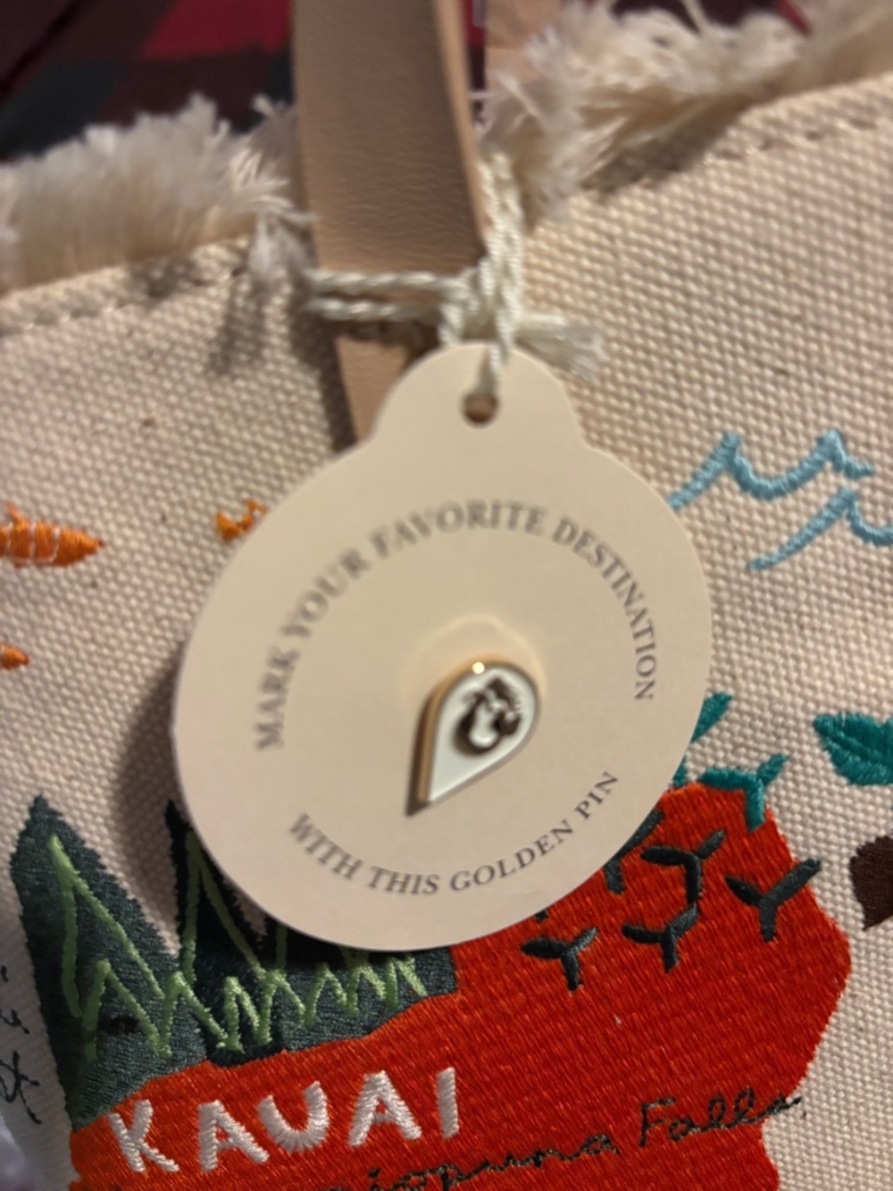 Spartina 449 Hawaiian Island Canvas Tote - Picture 8 of 8